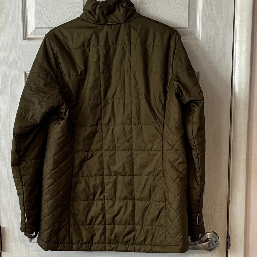 Columbia Olive Green Ladies Quilted Puffer Jacket Sz XL - Picture 3 of 7